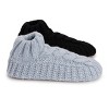 MUK LUKS Women's Cuffed Sweater Knit Ballerina - 2 Pair Pack - 4 of 4