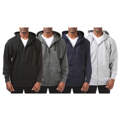 Pro Club Men's Comfort Relaxed Fit Zip Up Hoodie with Front Pockets