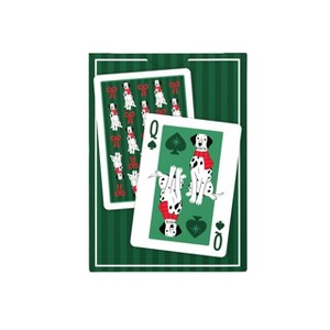 Bicycle Dalmatians Green Playing Cards - 1 of 4