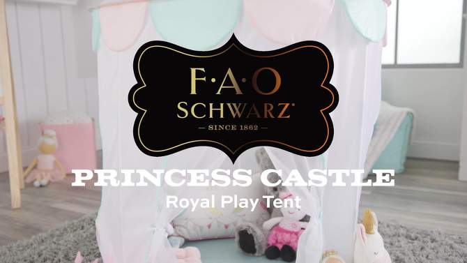 FAO Schwarz Princess Castle Royal Play Tent, 2 of 12, play video