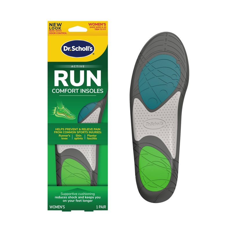 Dr. Scholl&#39;s Run Active Comfort Insoles - Women&#39;s Shoe Size 6-10 - 1 Pair, 1 of 13