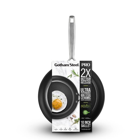 Gotham Steel Pro 2x Nonstick 10 Hard Anodized Aluminum Ceramic