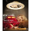 HUMHOLD Bladeless Ceiling Fan with Light Remote, Smart LED Ceiling Fans with Voice/App Control, Modern Low Profile Dimmable Light Ceiling Fan - 4 of 4