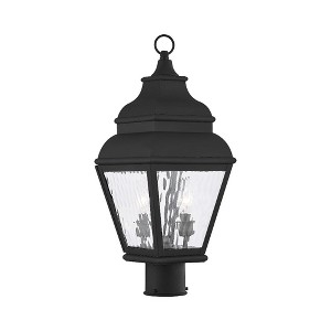 Livex Lighting Exeter 2 - Light Post Light in  Black - 1 of 2