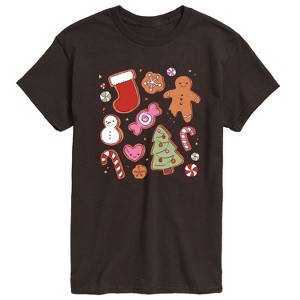 Men's - Instant Message - Kawaii Christmas Treats Short Sleeve Graphic T-Shirt - 1 of 4