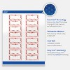 Avery Labels, 1" x 2-5/8", Gold-Pink Bow, Glossy, 160ct - 3 of 4