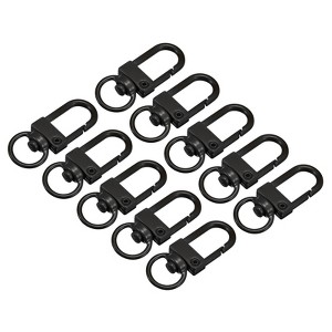 Unique Bargains DIY Craft Key Organization Lobster Claw Lanyard Swivel Clasps 1.3" x 0.51" 16 Pcs - 1 of 4
