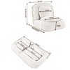 LAOTIES Human Dog Bed Lazy Sofa Couch,5-Position Adjustable Folding Sleeper For Adults And Pets - 4 of 4