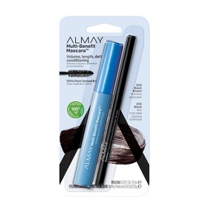 Almay Multi-Benefit Mascara Eyeliner Pack - 503 Black - 0.24 fl oz + 0.01oz - 1 of 4