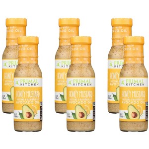 Primal Kitchen Honey Mustard Vinaigrette - Case of 6/8 oz - 1 of 4