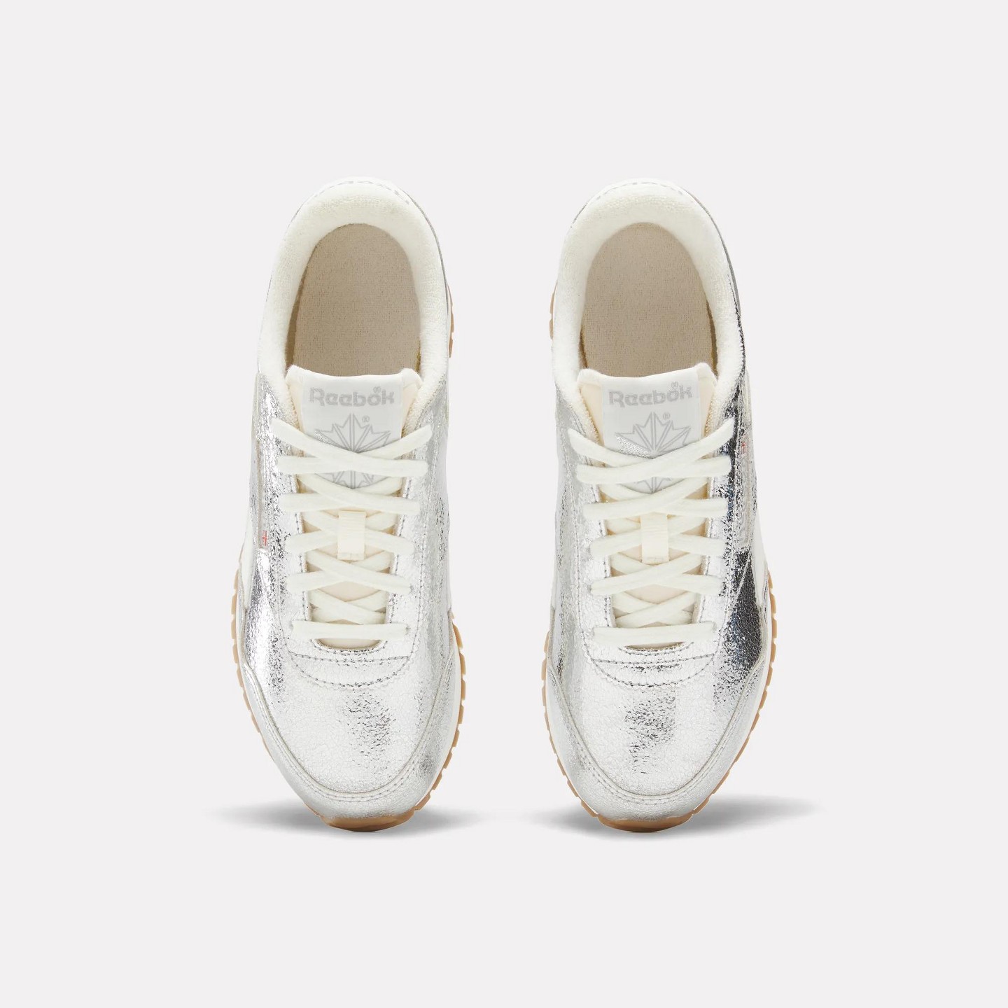 Женские кроссовки Reebok Classic AZ Shoes Size 6 Silver/Chalk/Gum, цвет: Серебряный — фото 4