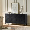 ulanini Adjustable Shelves Sideboard with Solid Wood Legs - 2 of 4