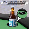 Coucheta 8 Player Poker Table Foldable, Texas Holdem Casino Table,Portable Folding Game Table for Home or Game Room - 4 of 4