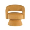 NixBex Modern Swivel Accent Chair Soft Corduroy Plush Seating Living Room Chair Comfy Chair Armchair for Bedroom, Reading Room - 2 of 4