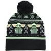 Star Wars The Child Baby Grogu Fairisle Cuff Knit Pom Youth Beanie - 2 of 4