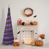 7.5 ft. Halloween Purple and Black Pop-Up Tree - image 2 of 4