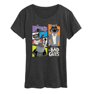 Women's - The Bad Guys - Mr. Wolf and Friends Collage Short Sleeve Graphic T-Shirt - 1 of 4