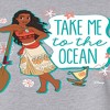 Women's - Disney - Take Me To The Ocean Cropped Graphic T-Shirt - 2 of 4