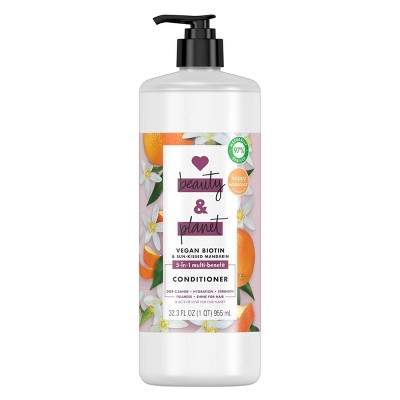 Love Beauty and Planet Vegan Biotin and Sun-Kissed Mandarin Conditioner - 32 fl oz