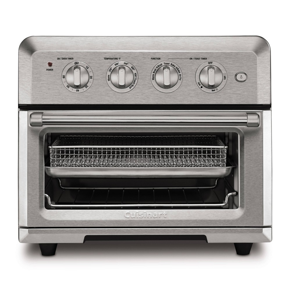 Photos - Fryer Cuisinart Air  Toaster Oven Stainless Steel CTOA-122: 1800W, Convection Bake, Broiler, Cool Touch, 3-Year Warranty 