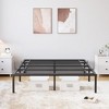 6 Inch Twin Bed Frame No Box Spring Needed, Heavy Duty Metal Platform Bed Frame Twin Size, Black - 4 of 4