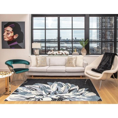 Elizabeth Sutton Maisie MI35D Modern Floral Area Rug