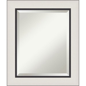 Amanti Art Ellie Beveled Framed Bathroom Vanity Wall Mirror - 1 of 4