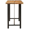 vidaXL Bar Table 70.9 in.x27.6 in.x42.1 in. Solid Wood Mango and Iron - 3 of 4