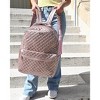 Packed Party Backpack; Women's Small Fashion Shoulder Book Bag; Trendy Look for Ladies at School, Work, and Travel (Pink Glitter Party) - 3 of 4