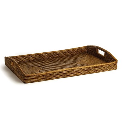 Plum & Post Burma Rattan Morning Tray 27.5"