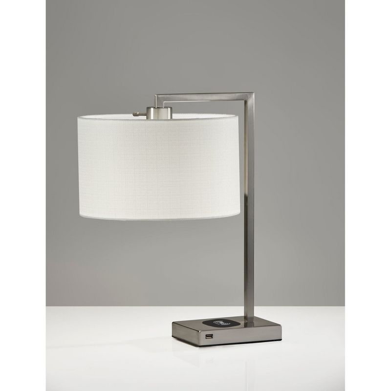 21.25&#34; Austin Adessocharge Table Lamp Medium Silver  - Adesso, 3 of 4