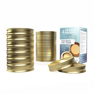 Tecnocap Anchor Hocking Wide Mouth Canning Lids and Bands 12 pk (Case of 12) - 1 of 1