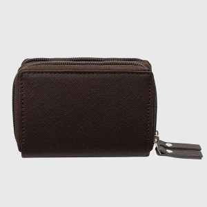 Alpine Swiss Womens Accordion Organizer Wallet Leather Credit Card Case ID - 1 of 4