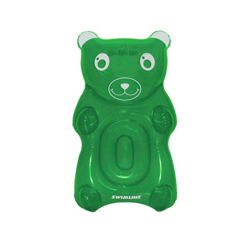 Swim Central 60" Green Gummy Bear Swimming Pool Float - image 1 of 3