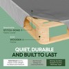 Continental Sleep, 8-Inch Low Profile Mattress Foundation, Strong Wood Structure, Easy Simple Assembly Box Spring. - 4 of 4