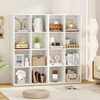 Tangkula 2PCS 8-Cube Bookcase Freestanding Cube Storage Organizer w/ Anti-Toppling Kits - 4 of 4