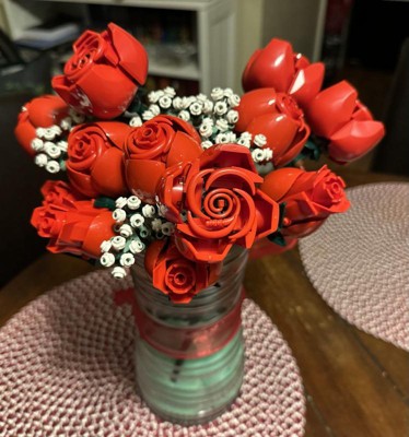 Lego Icons Bouquet Of Roses Build And Display Set For Valentines