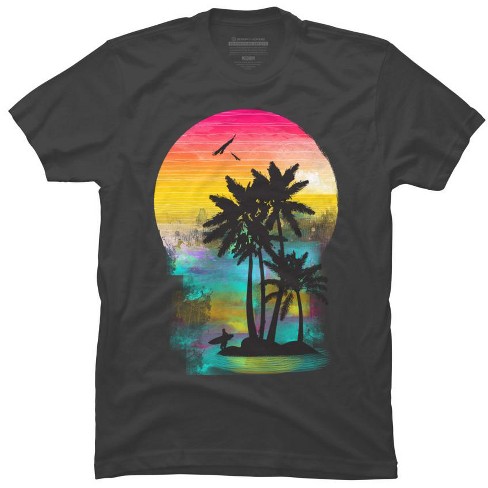 Men's Design By Humans Color Of Summer By Clingcling T-shirt : Target