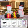 Resenkos 5-Ft Blow-Up Snowman Christmas Inflatable with Gift Boxes - Multi-Color White - 3 of 4