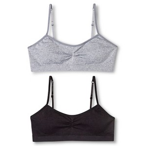 Hanes Girls' 2pk Seamless Bra - 1 of 2