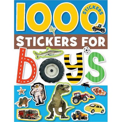 1000 Stickers for Boys - (1000 Stickers For...) by  Make Believe Ideas (Mixed Media Product)