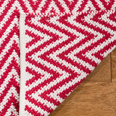 Coastal Breeze Ivory Cotton Handwoven 3' x 5' Area Rug