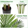 Tree City 6 Ft Artificial Palm Tree - Realistic Fake Areca Palm Plant in Pot, Tropical Faux Tree for Indoor & Outdoor Decor - 3 of 4
