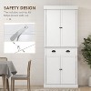 LunaLulinlk 72.5" Kitchen Pantry Cabinet - 3 of 4