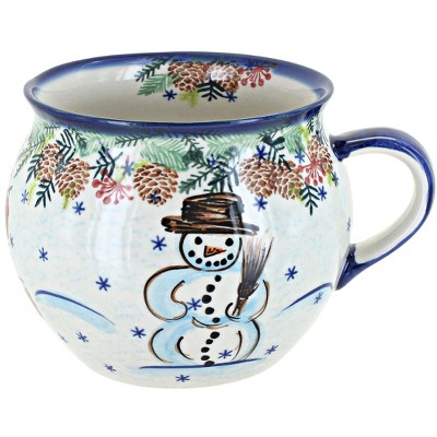 Blue Rose Polish Pottery 56 Vena Bubble Soup Mug