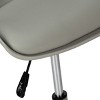GlasFlength Task and Office Chairs Armless Office Chair Ergonomic Rolling Computer Desk Chair Work Chair for Office, Gray, 18.5"*18.5"*25.5" - 3 of 4