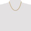 Black Bow Jewelry 5mm, 14k Yellow Gold, Handmade Solid Rope Chain Necklace - 2 of 4