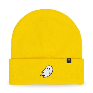 Dalix Ghost Embroidered Beanie Hat Knit Cap Cold Weather Womens - 1 of 4