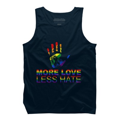 Design By Belugastore Humans More Love Pride Hand Print By Belugastore Tank Top