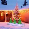 LuxenHome 8.2Ft Long Christmas Tree Inflatable with Festive Disco and Flashing Lights Multi-Color - 3 of 4